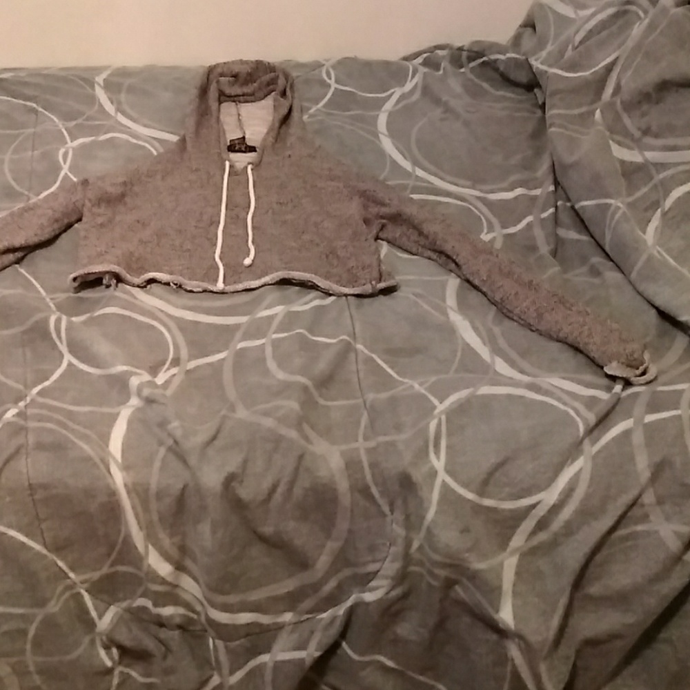 Crop top hoodie